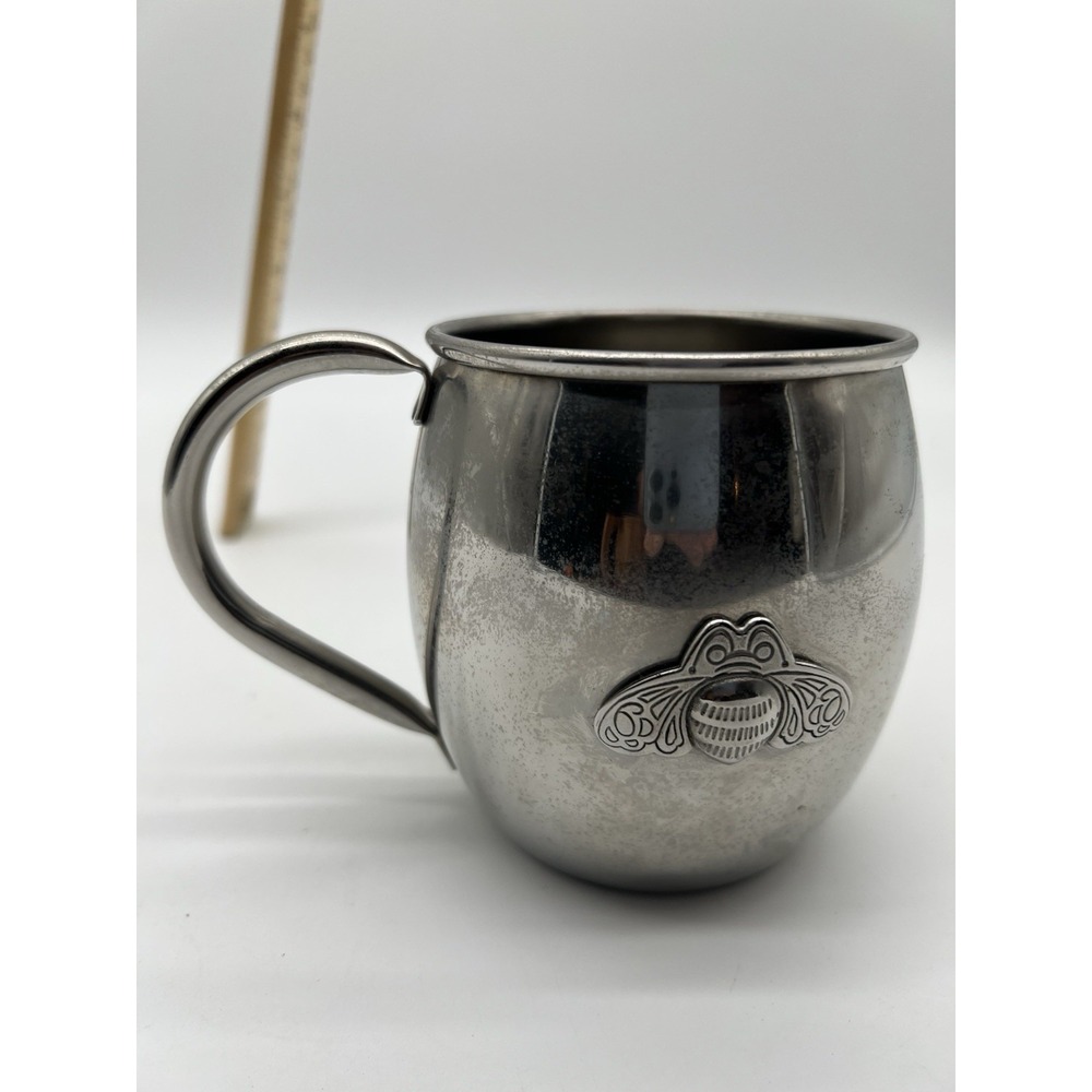 PATRON Silver Tequila - Moscow Mule Cocktail Metal Stainless Steel Mug Cup‎